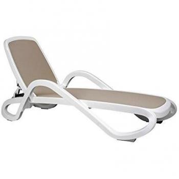 Nardi Gartenliege Alfa stapelbar bianco