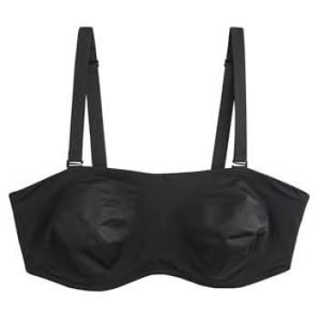 Brassière Bandeau noir DD+ sans soutien