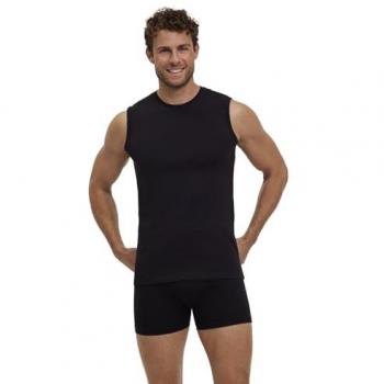 Uomo Top Daily Comfort Falke 2 Pack Nero XL
