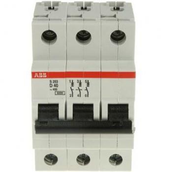 ABB Interruptor 3P 40A Curva D Montaje DIN