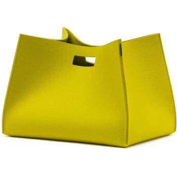 Hey Sign rechteckiger Tall Box Behälter, grün Verde Filz 5mm LxBxH 50x35x35cm