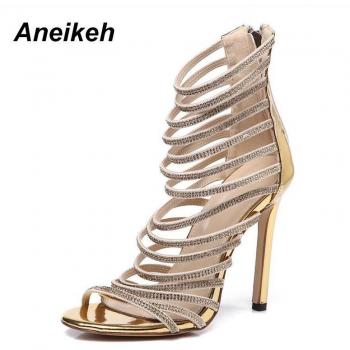 Aneikeh Dazzling Stiletto Wedding Sandals