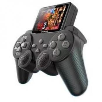 Klack Retrovision S10: consola de juegos portátil con mando adicional para dos jugadores