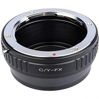 B.I.G. Fuji X Objektivadapter für Contax/Yashica Linsen – Schwarz, 421348