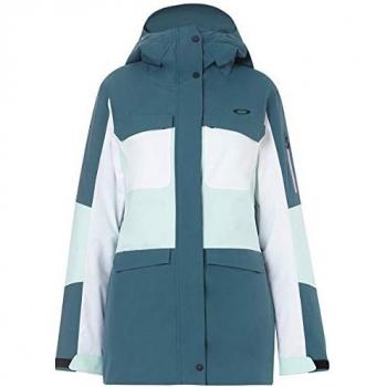 Oakley Women’s 10K Insulated Hoodie, Blue‑White Moonshine Design – L