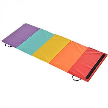 HOMCOM Tappetino Multicolore per Fitness e Yoga