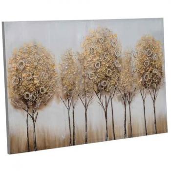 Pintura a Mano con Detalle Dorado