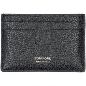 Tom Ford Cardholder Wallet in Black Leather