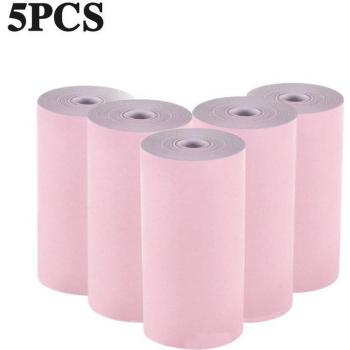 Rollo de papel térmico impreso para Peripage U0C5, 3 rollos