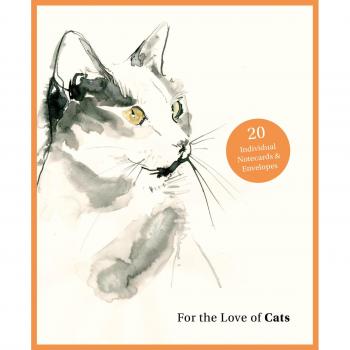 FOR THE LOVE OF CATS: 20 INDIVIDUAL NOTECARDS AND ENVELOPES