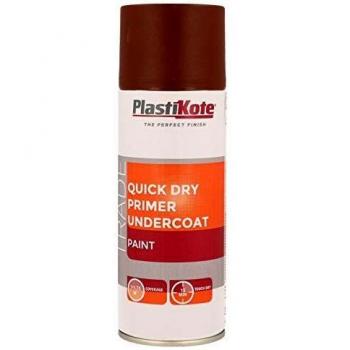 PlastiKote Trade Quick Dry Primer Spray Red Oxide 400ml