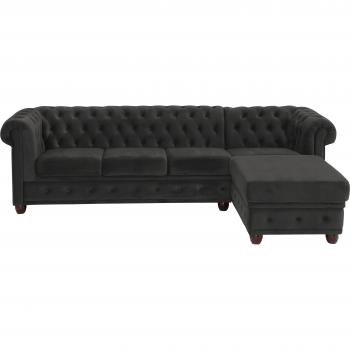 HOME AFFAIRE Chesterfield-Sofa New Castle, 255cm