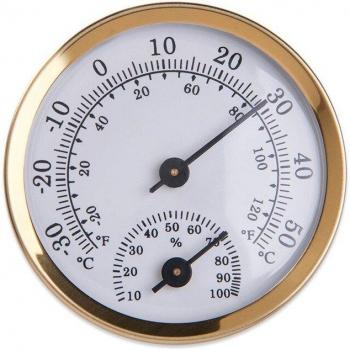 Wall-Mounted Sauna Temperature and Humidity Gauge