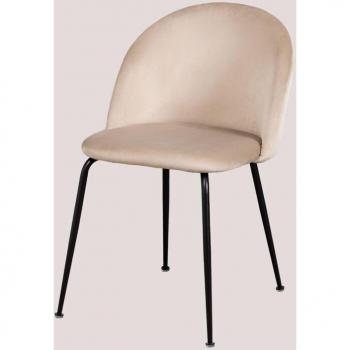 Collezione di 4 Sedie in Stile Velluto Kana Design