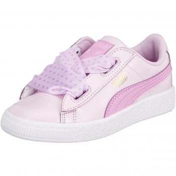 Puma Basket Heart Stars PS, Sneakers Basses Fille, Rose