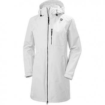 Helly Hansen Women's Long Belfast White Rain Jacket XL