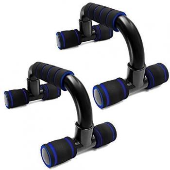 Body Building Liegestütze Bar – Herren & Damen (Blau)