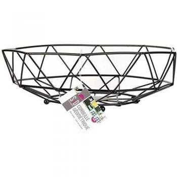 Conteneur décoratif métallique – Pack de deux, 26 cm