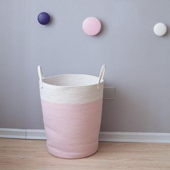Nursery Cotton Rope Storage Bin with Handles