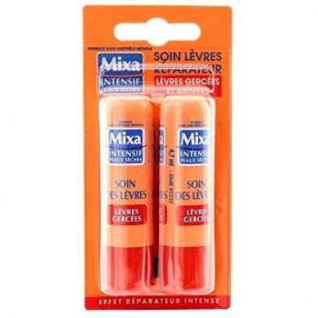 MIXA Baume à lèvres Réparateur Lot de 2x4,7ml