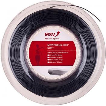 Cordaje MSV Focus‑HEX Soft Bobina 200 m en Negro