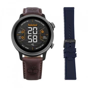 Timberland TrailForce Smartwatch – Herren Armbanduhr, Lederarmband, Trink-Erinnerung