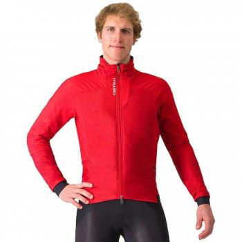 Chaqueta GORE-TEX INFINIUM™ Castelli Fly Rojo Mate Térmica