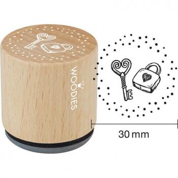Rössler Stempel Woodies Schlüssel & Schloss