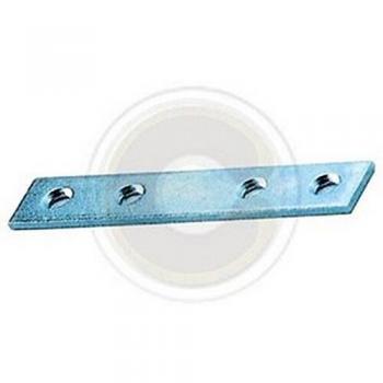 Lastrina Diritta Zincata 4 Fori mm 60