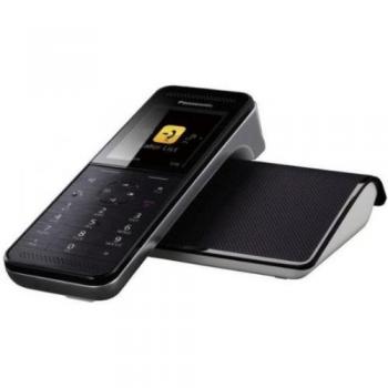 Panasonic KX‑PRW110JTW Telefono Cordless Premium Range con Connessione Smartphone Design Orizzontale Nera