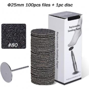 Dead Skin Polisher Discs for Pedicure