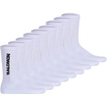 Chaussettes Blanches Salomon 9P EVERYDAY CREW Unisexe