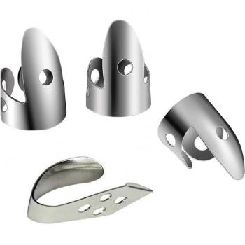 Plectre guitare 3 doigts en métal