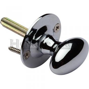 Oval Thumb Turn Chrome Polish