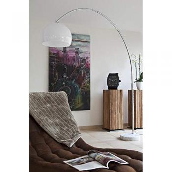 Höhenverstellbare Bogenlampe mit Dimmschalter, E27, ohne Leuchtmittel