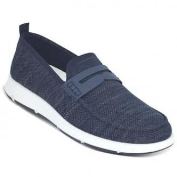 Dr Keller Wide Fit Slip-On Moccasins (Flexible & Breathable Build) – Navy