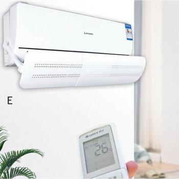 Adjustable Air Conditioner Cover with Wind Deflector