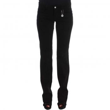 COSTUME NATIONAL Women's Black Slim Fit Bootcut Jeans W29