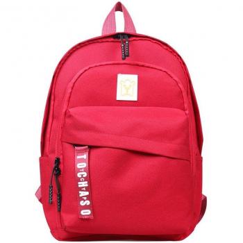 Mochila de Lienzo con Diseño de Empalme