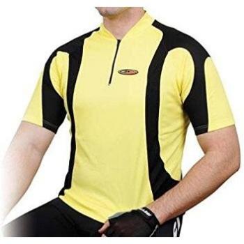 Uniforme de vélo jaune, Manche courte – Hommes – Massi Contour