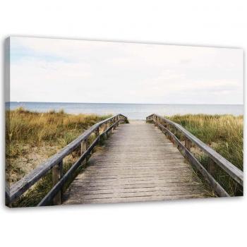 Arte en Lienzo Pasarela Playa 60x40