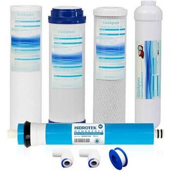 Allzweck‑Umkehrosmose‑Filter‑Set (5 Stufen) – 100 GPD Membran, 10″ Standardgröße