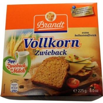 Brandt Vollkorn Zwieback mit extra Crunch 225g