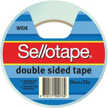 Double Sided Tape Sellotape 404 24mm x 33M Roll