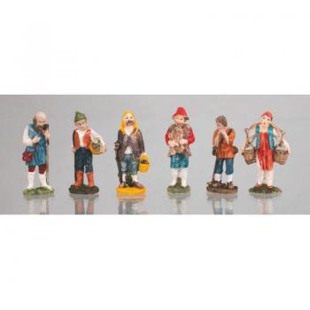 Raccolta Pastori in Resina 10 cm – 6 Varietà
