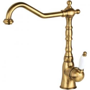 Mezclador Bronce Blanco Retro Gattoni Orta