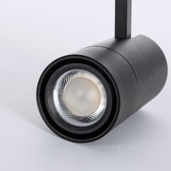 Efectoled LED‑Strahler 20 W für Stromschiene, 3‑Phasen, Wild CCT, dimmbar, Multiwinkel 24–60° – Schwarz