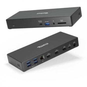 Triple HDMI USB‑C Docking Station – 13 Ports
