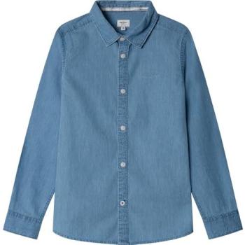 T-shirt long en denim pour garçon Pepe Jeans Chadman – Bleu Profond