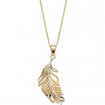 Radiant Feather Gold Jewelry – 9ct, GP2228